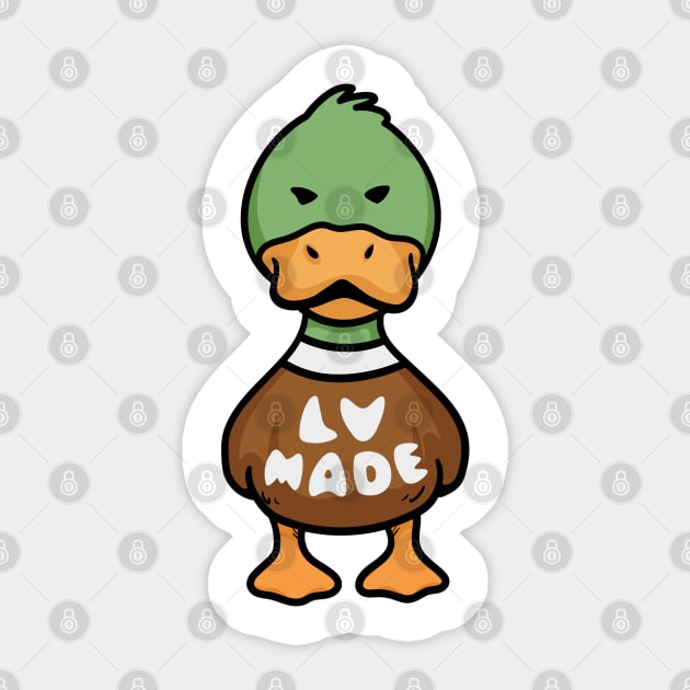 Duck Lv Made Sticker by PaperHead